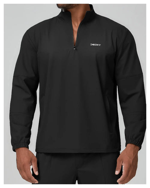 DEOXY Men's Quarter Zip Top - image 1