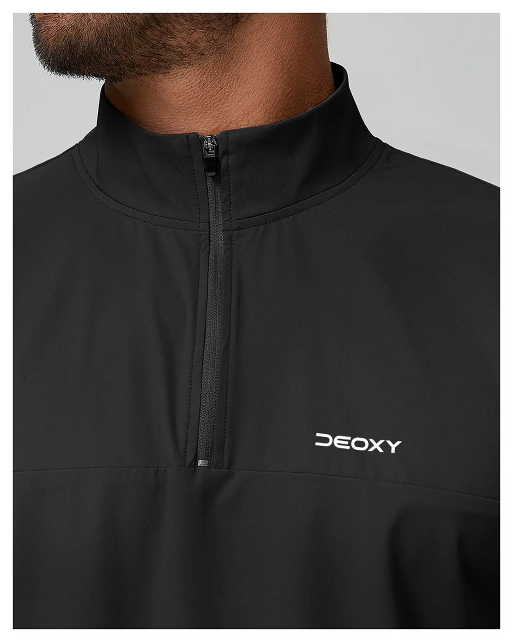 DEOXY Men's Quarter Zip Top - image 3