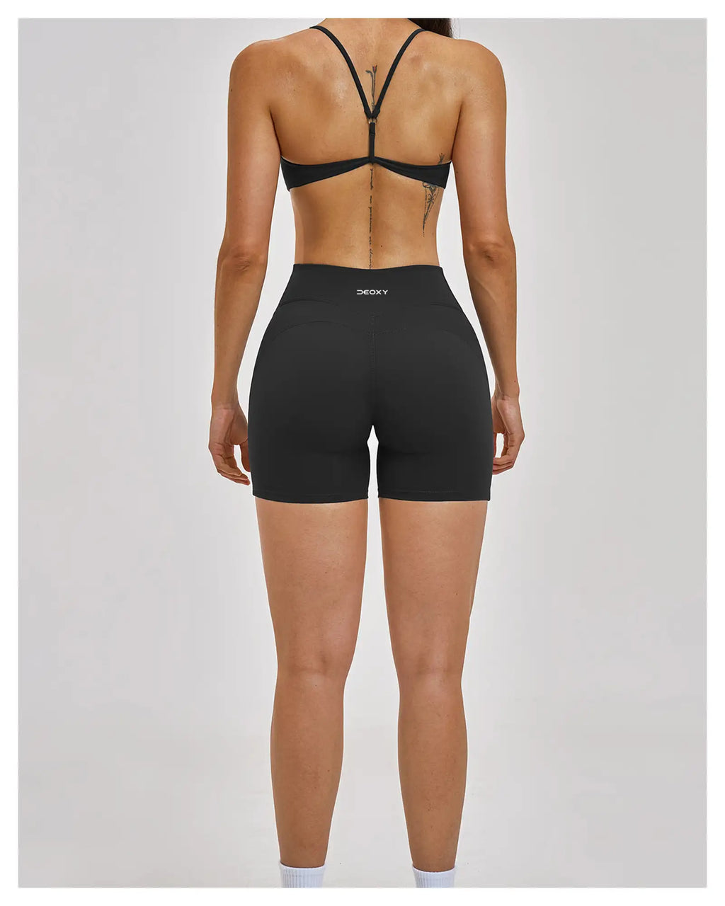 DEOXY Women's Bra & Shorts Set in Black - image 2