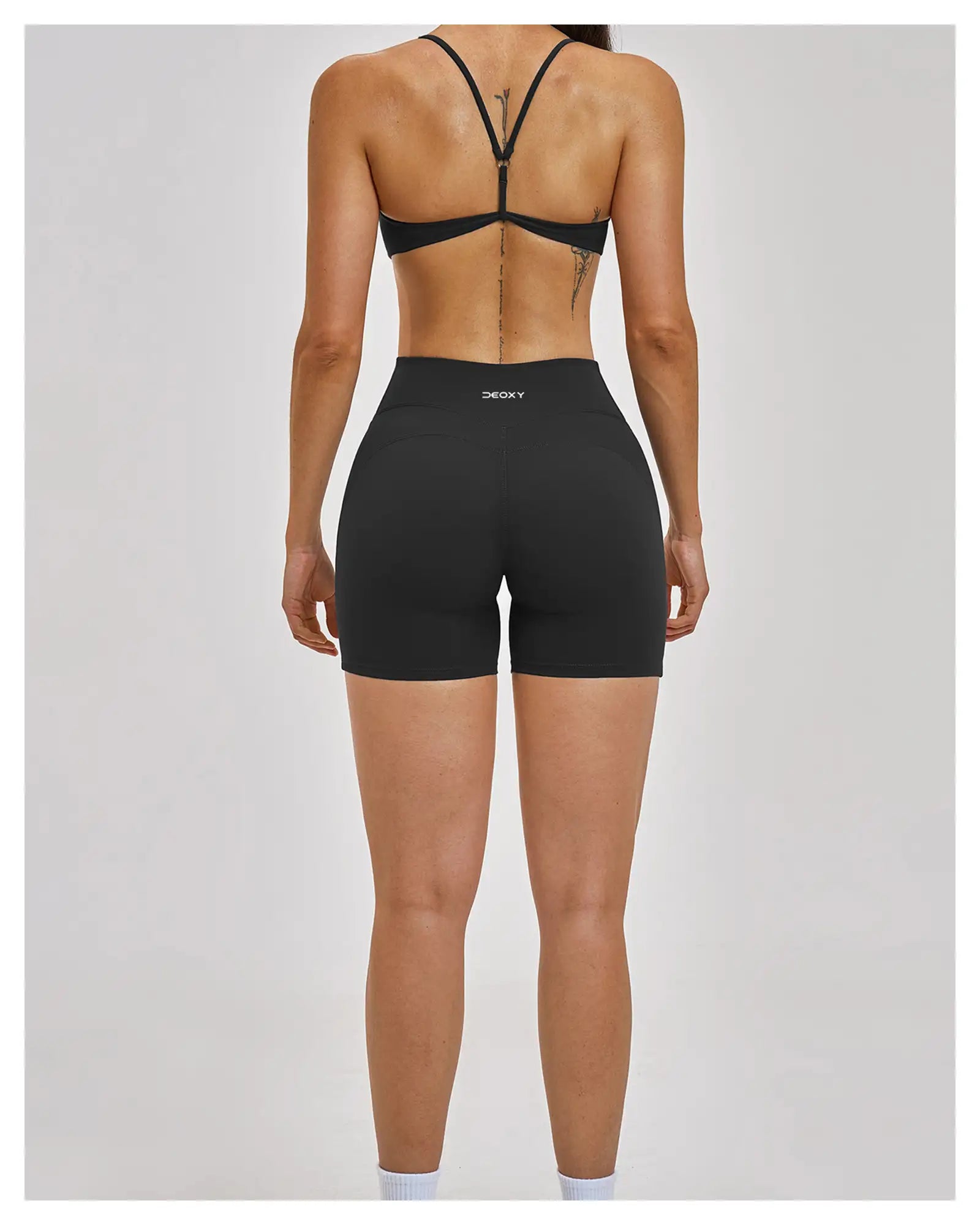 DEOXY Women's Bra & Shorts Set in Black - image 2