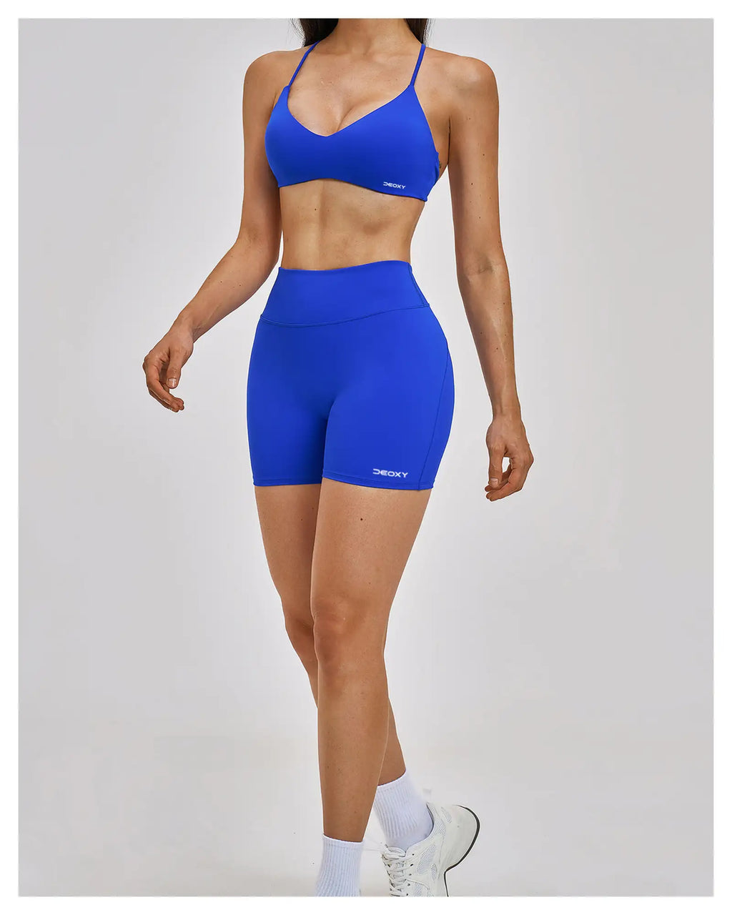 DEOXY Women's Bra & Shorts Set in Blue - image 7