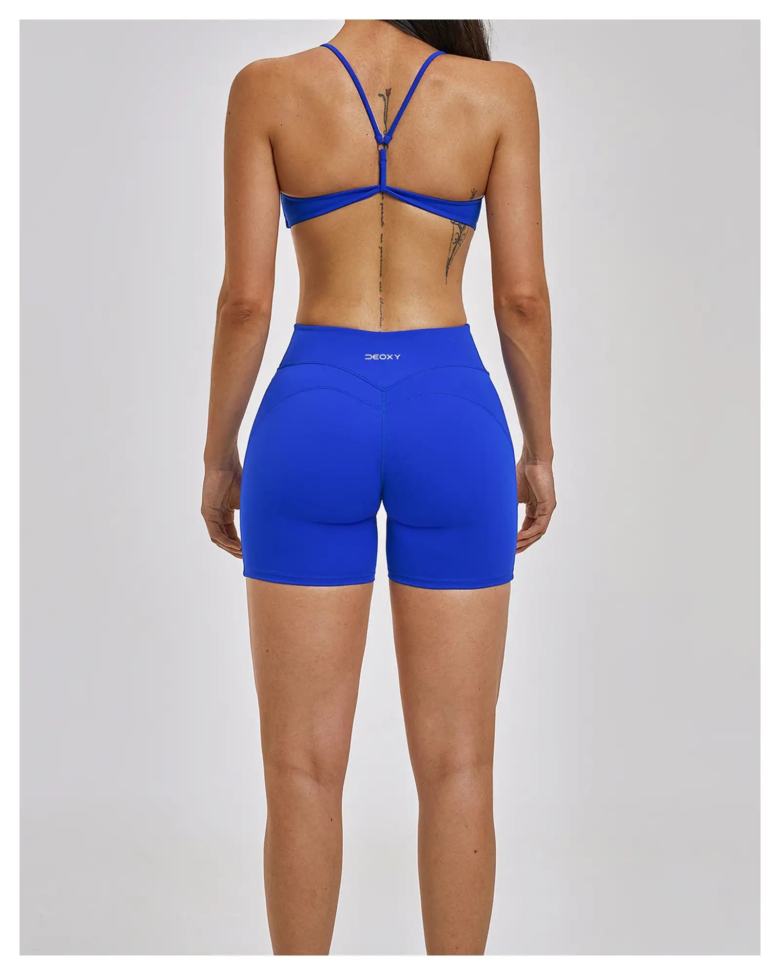 DEOXY Women's Bra & Shorts Set in Blue - image 8