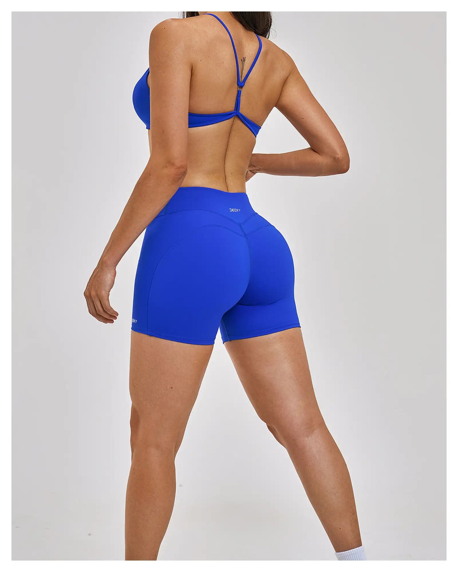 DEOXY Women's Bra & Shorts Set in Blue - image 10