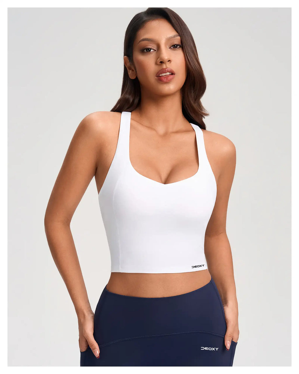 DEOXY Women's Racerback Bra - back view