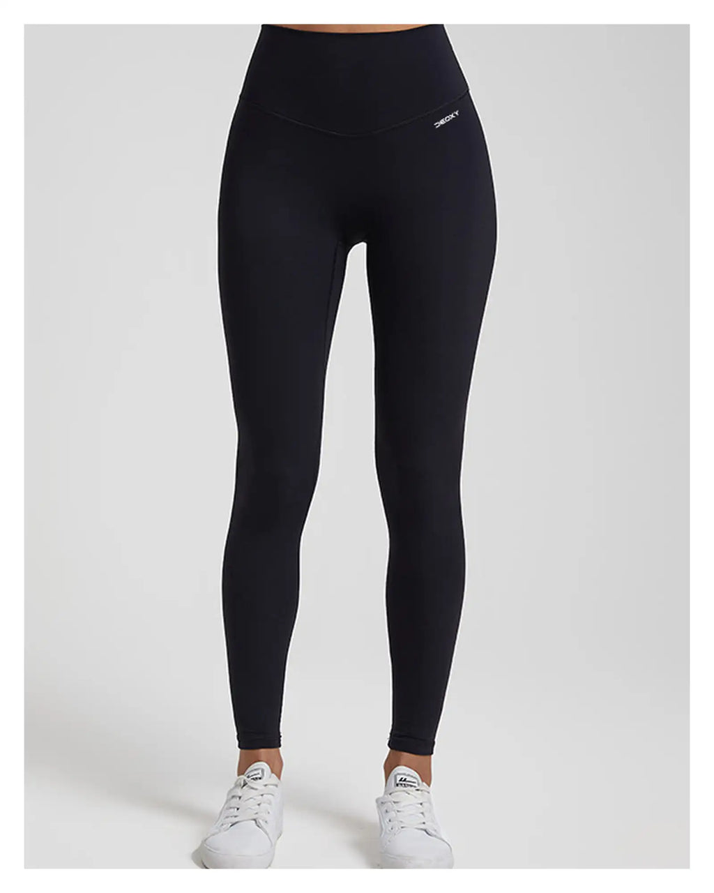 DEOXY Women's Sculpt Legging in Black - front view