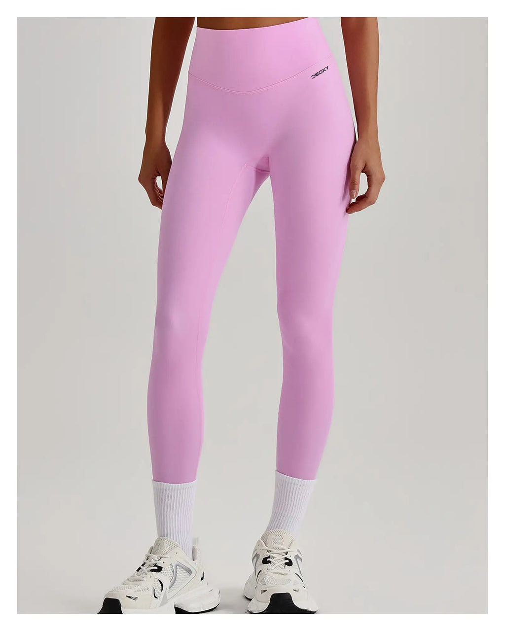 DEOXY Women's Sculpt Legging in Blossom Pink - front view