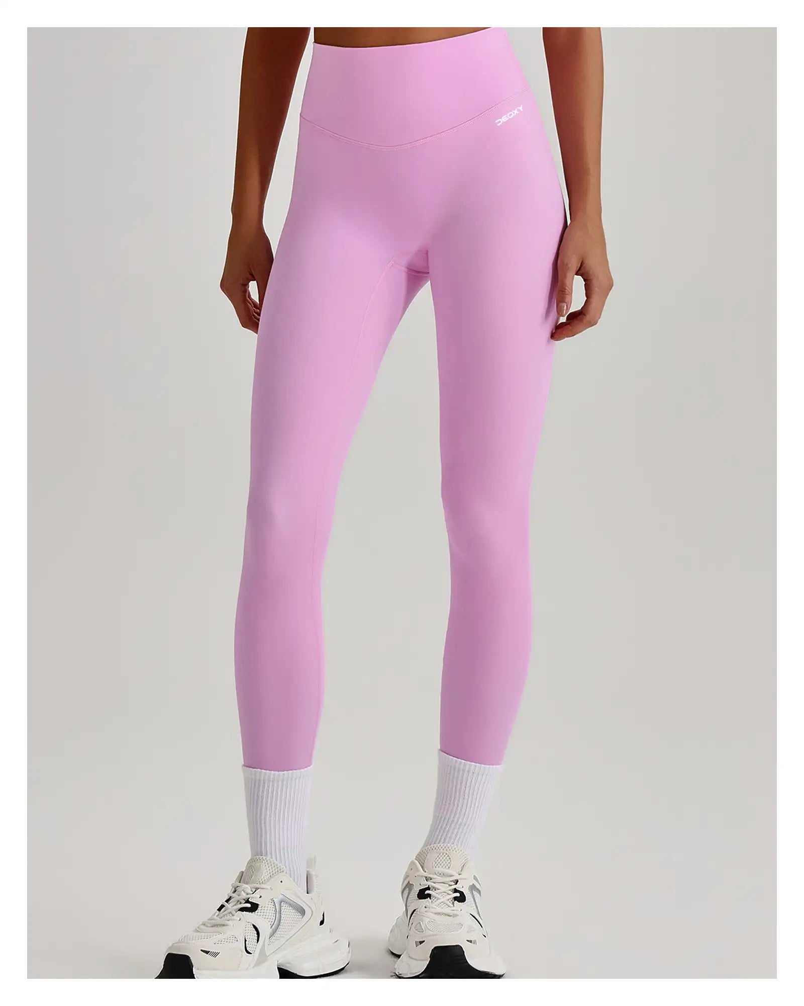 DEOXY Women's Sculpt Legging in Blossom Pink - front view