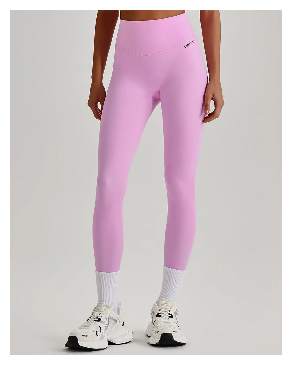 DEOXY Women's Sculpt Legging in Blossom Pink - alternate front view