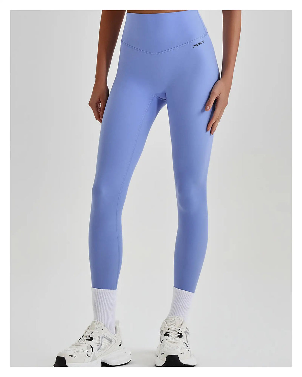 DEOXY Women's Sculpt Legging in Bluebird - front view