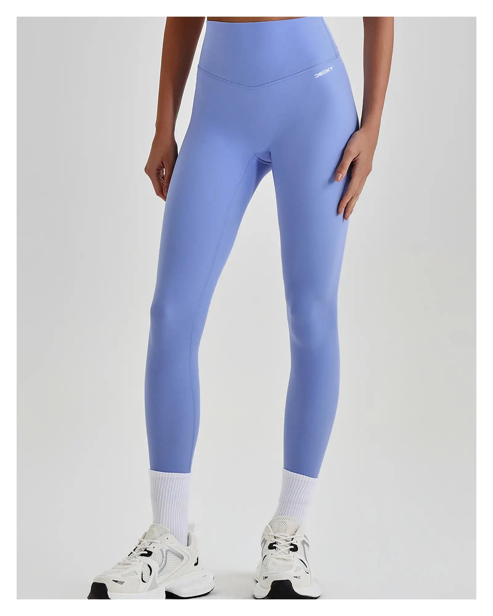 DEOXY Women's Sculpt Legging in Bluebird - front view