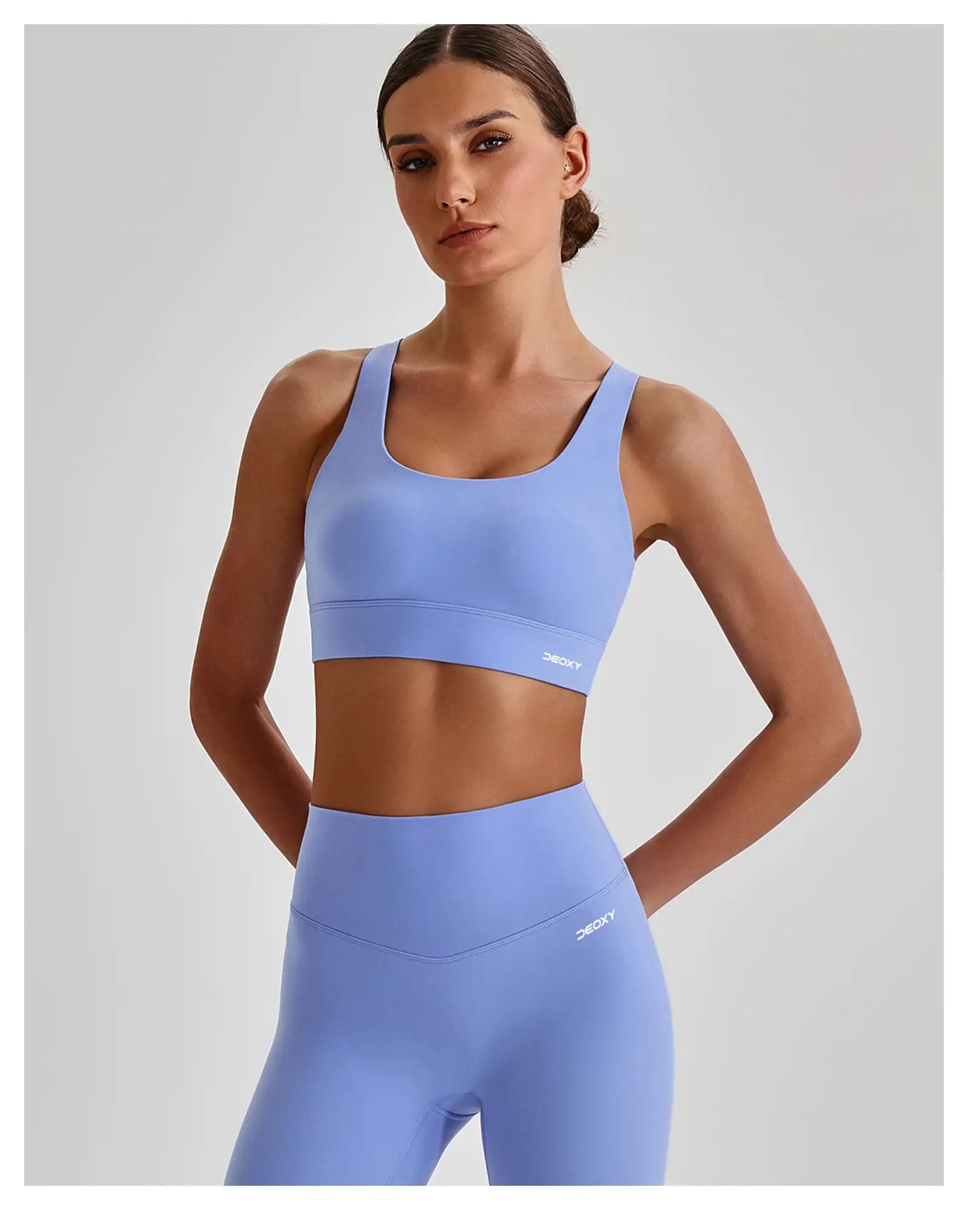 DEOXY Women's Strap Back Bra Top - back view