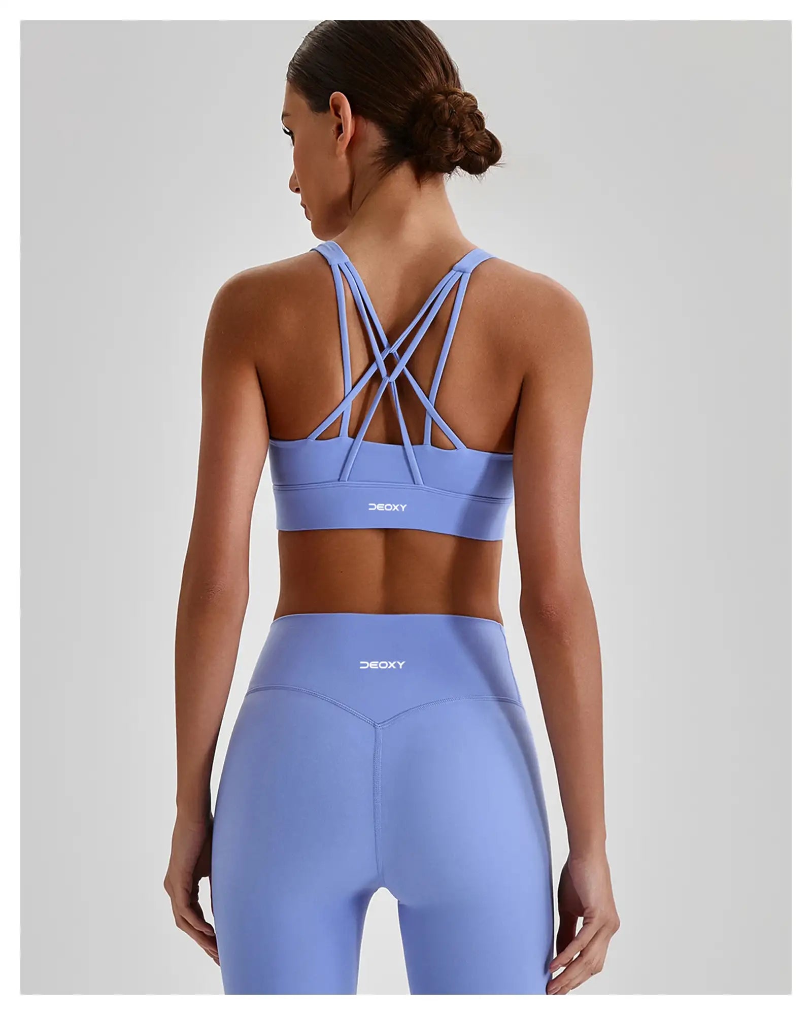 DEOXY Women's Strap Back Bra Top - back view